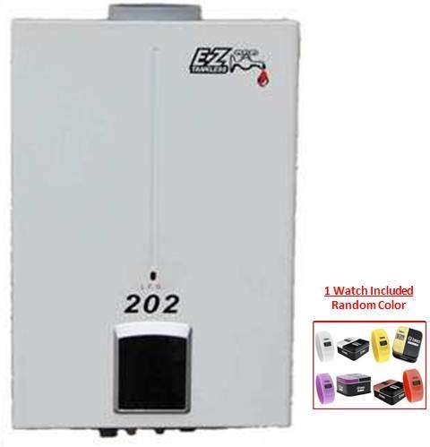 EZ 202 Tankless Water Heater (OUTDOOR) High Capacity has more Gallons Per Minute than the Eccotemp L10